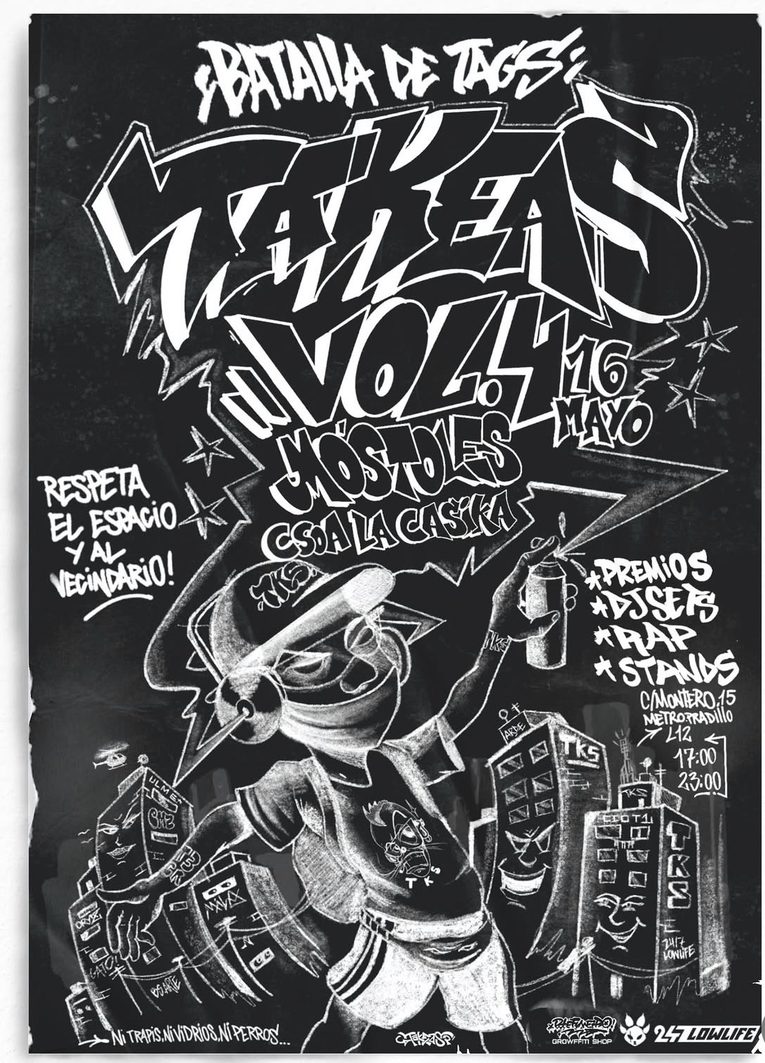 batalla tags mostoles