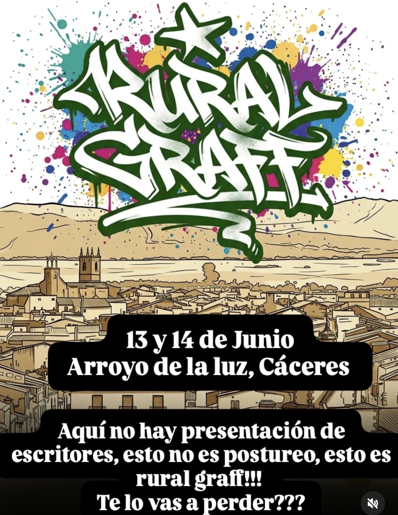 rural graff arroyo de la luz